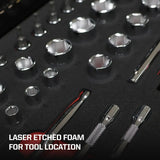 MotoBox | Ricky Carmichael 26" 5-Drawer Portable Tool Box with 103-Piece Metric Motorcycle Tool Set