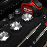 MotoBox | Ricky Carmichael 26" 5-Drawer Portable Tool Box with 103-Piece Metric Motorcycle Tool Set