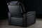 Valencia 2025 New Tuscany XL Luxury Leather Home Theater Seating Row of 3 Loveseat Left, Onyx