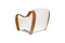 Valencia Alexis Boucle Fabric Accent Chair, Cream Color