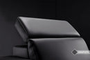 Valencia 2025 New Barcelona Grand Ultimate Leather Home Theater Seating Row of 3 Loveseat Left, Graphite
