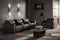 Valencia 2025 New Barcelona Grand Ultimate Leather Home Theater Seating Row of 3, Graphite