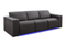 Valencia 2025 New Barcelona Grand Ultimate Leather Home Theater Seating Set of 3, Graphite