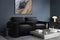 Valencia Barcelona Leather Home Theater Seating Row of 2, Midnight Black