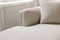 Valencia Bergen Fabric Sectional Sofa with Left Hand Facing Chaise, Beige Color