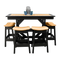 Buck Stove Breakfast Brunch Buffet With 4 Stools - FF BRBB