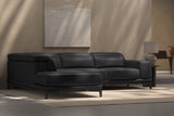 Valletta Leather Corner Sectional Sofa