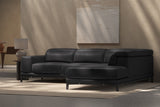 Valletta Leather Corner Sectional Sofa