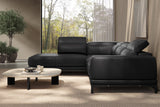 Valletta Leather Corner Sectional Sofa