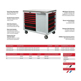 Pro Series | 45” 12-Drawer Workstation Tool Box with Master Tool Set