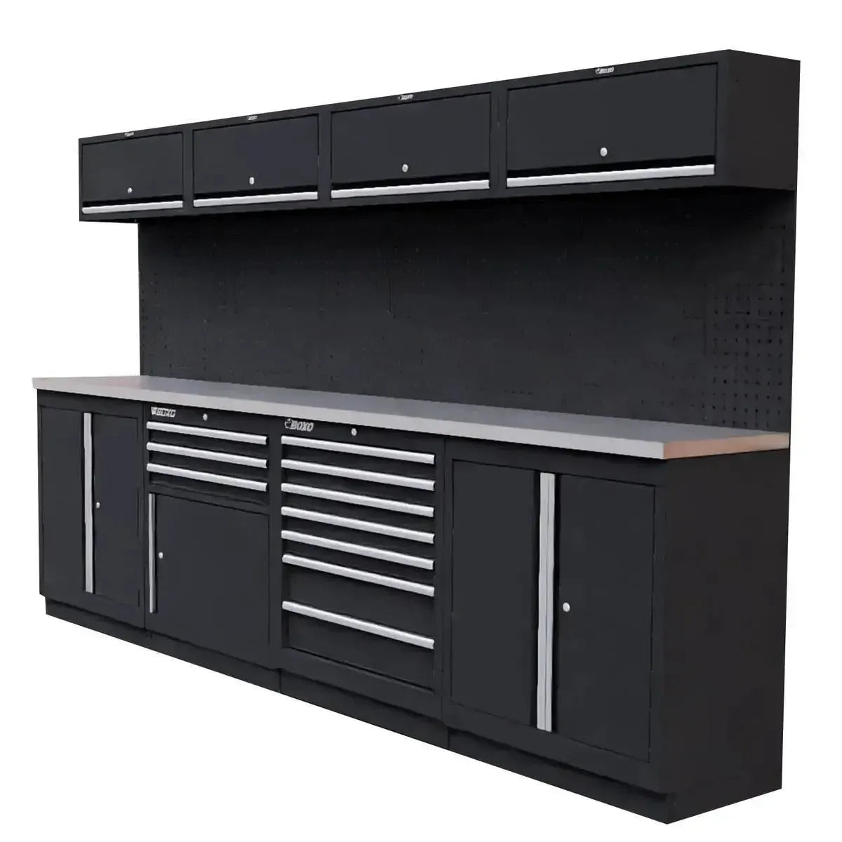 OSM Series | 104" 20-Piece Professional Organized Storage Modules Build Out | 10-Drawers, 7-Cabinets