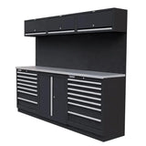 OSM Series | 78" 14-Piece Professional Organized Storage Modules Build Out | 14-Drawers, 4-Cabinets