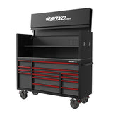 Pro Series | 72" 14-Drawer Garage Top Rolling Tool Box | Black