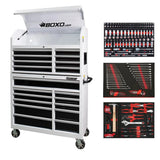 Tech Series | Loaded 41" 19-Drawer Rolling Tool Box | White