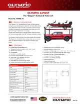 Olympic HDMBL-10 "The Skipper" Portable Boat & Trailer Storage Lift