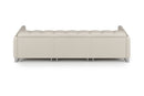 Valencia Sofia Leather Three Seats Power Recliner Sofa, Cream