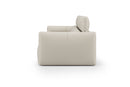 Valencia Alessia Leather Three Seats Recliner Sofa, Beige