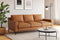 Valencia Hannah Full-Aniline Leather Three Seats Sofa, Saddle Tan