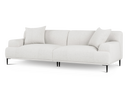Valencia Kotor Modern Fabric Sofa, White