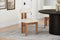 Valencia Carlo Natural Oak Wood Boucle Dining Chair, Beige (Set of 2)