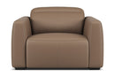 Valencia Carmen Leather Single Recliner Chair, Brown