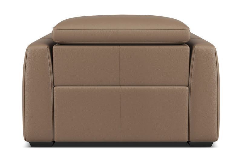 Valencia Carmen Leather Single Recliner Chair, Brown