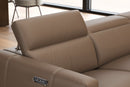 Valencia Carmen Leather Three Seats with Dual Recliner Sofa, Brown
