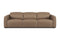 Valencia Carmen Leather Three Seats with Dual Recliner Sofa, Brown