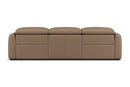 Valencia Carmen Leather Three Seats with Dual Recliner Sofa, Brown