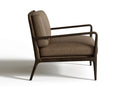 Valencia Cassian Full-Aniline Leather Accent Chair, Brown