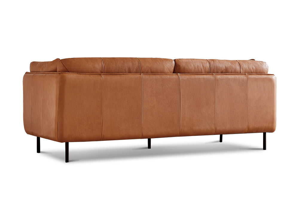Valencia Chloe Contemporary Italian Nappa 11000 Leather Sofa