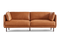 Valencia Chloe Contemporary Italian Nappa 11000 Leather Sofa