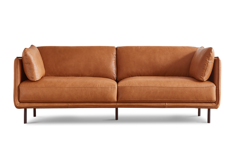 Valencia Chloe Contemporary Italian Nappa 11000 Leather Sofa