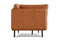 Valencia Chloe Contemporary Italian Nappa 11000 Leather Sofa