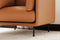 Valencia Chloe Top Grain Leather Accent Chair, Cognac
