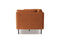 Chloe Top Grain Leather Three Seats Sofa, Cognac