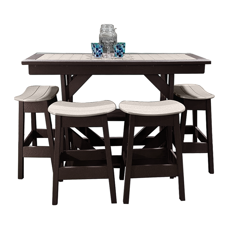 Buck Stove Breakfast Brunch Buffet With 4 Stools - FF BRBB