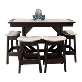 Buck Stove Breakfast Brunch Buffet With 4 Stools - FF BRBB