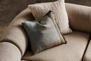 Valencia Christina Boucle Fabric Armless Sofa, Beige