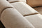 Valencia Christina Boucle Fabric Right Arm Sofa, Beige