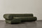 Valencia Christina Boucle Fabric Corner Sofa, Olive Green
