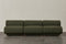 Valencia Christina Boucle Fabric Armless Sofa, Olive Green