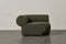 Valencia Christina Boucle Fabric Corner Sofa, Olive Green