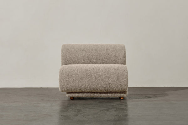 Valencia Christina Boucle Fabric Left Arm Sofa, Beige