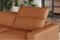 Valencia Clara Leather Reclining Sectional Sofa, Left Hand Chaise, Cognac
