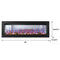 Napoleon Clearion Elite 60 Fully Recessed See Thru Wall Mounted Electric Fireplace, 60" [NEFBD60HE] (SAK31716)