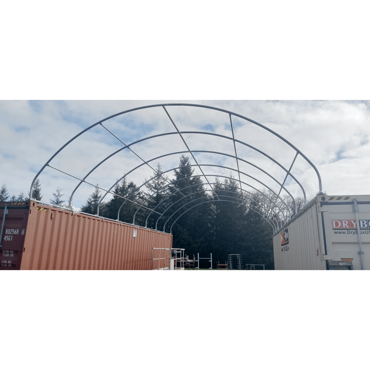20'x40' Shipping Container Canopy Shelter