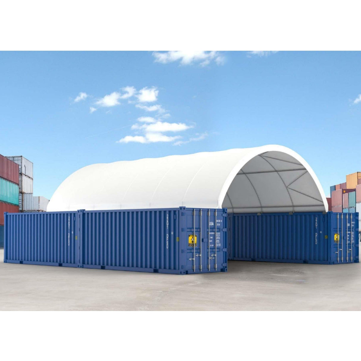 20'x40' Shipping Container Canopy Shelter