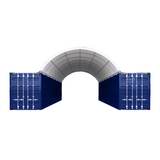 20'x40' Shipping Container Canopy Shelter