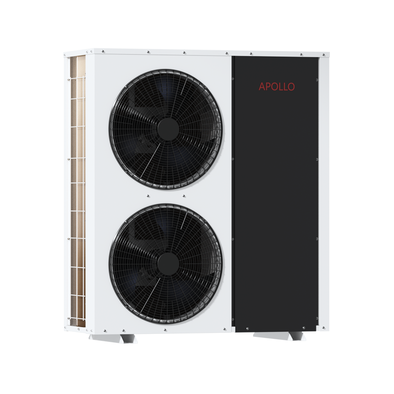 APOLLO Central Heat Pump - 72k btu / 6 ton - Air to Water - EVI Inverter DC technology